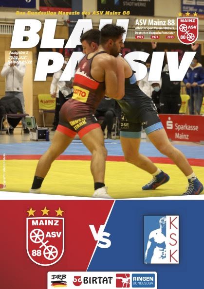 Titelseite: 30.10.2021 ASV Mainz 88 - KSK Konkordia Neuss