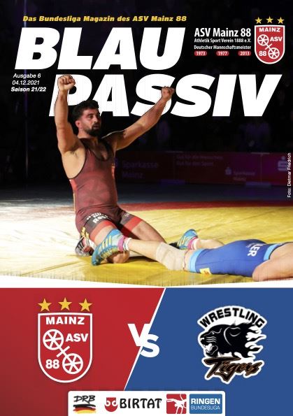 Titelseite: 04.12.2021 ASV Mainz 88 - Wrestling Tigers