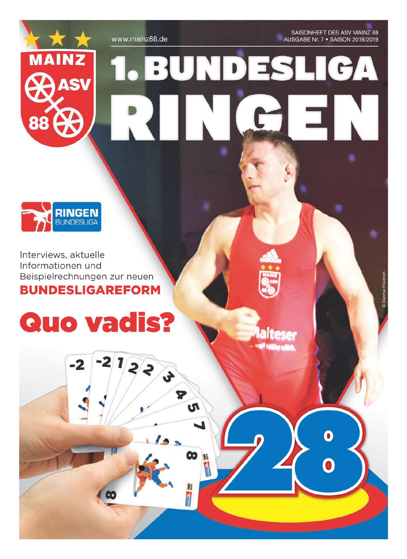 Titelseite: Saisonheft 2018